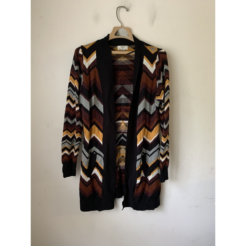 Missoni Womens‎ Cardigan Medium Twee Southwestern Cabincore Chevron Target